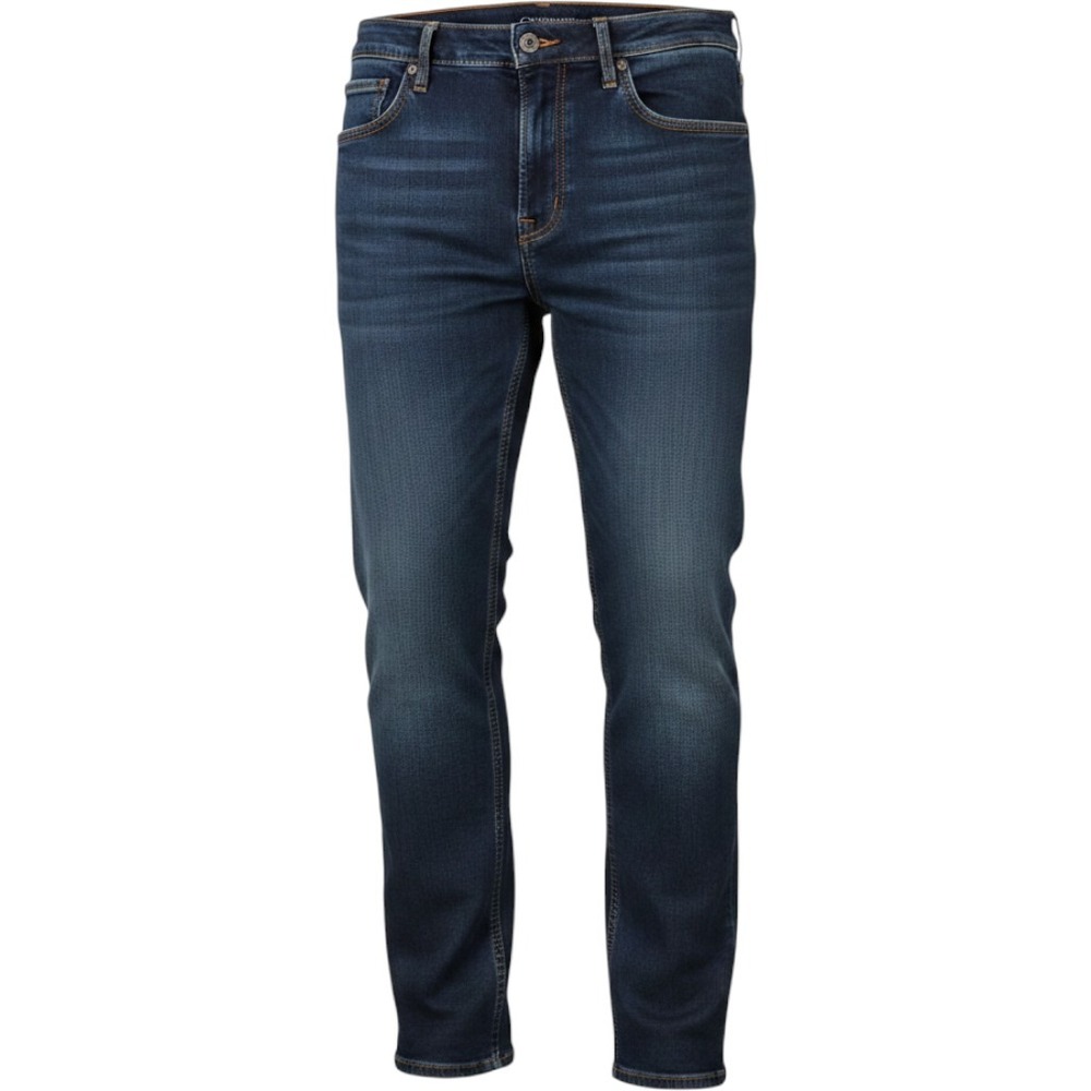 Calvin Klein Jeans Mens Skinny Fit Dark Wash Denim Blue Jeans 34x30 RN36543
